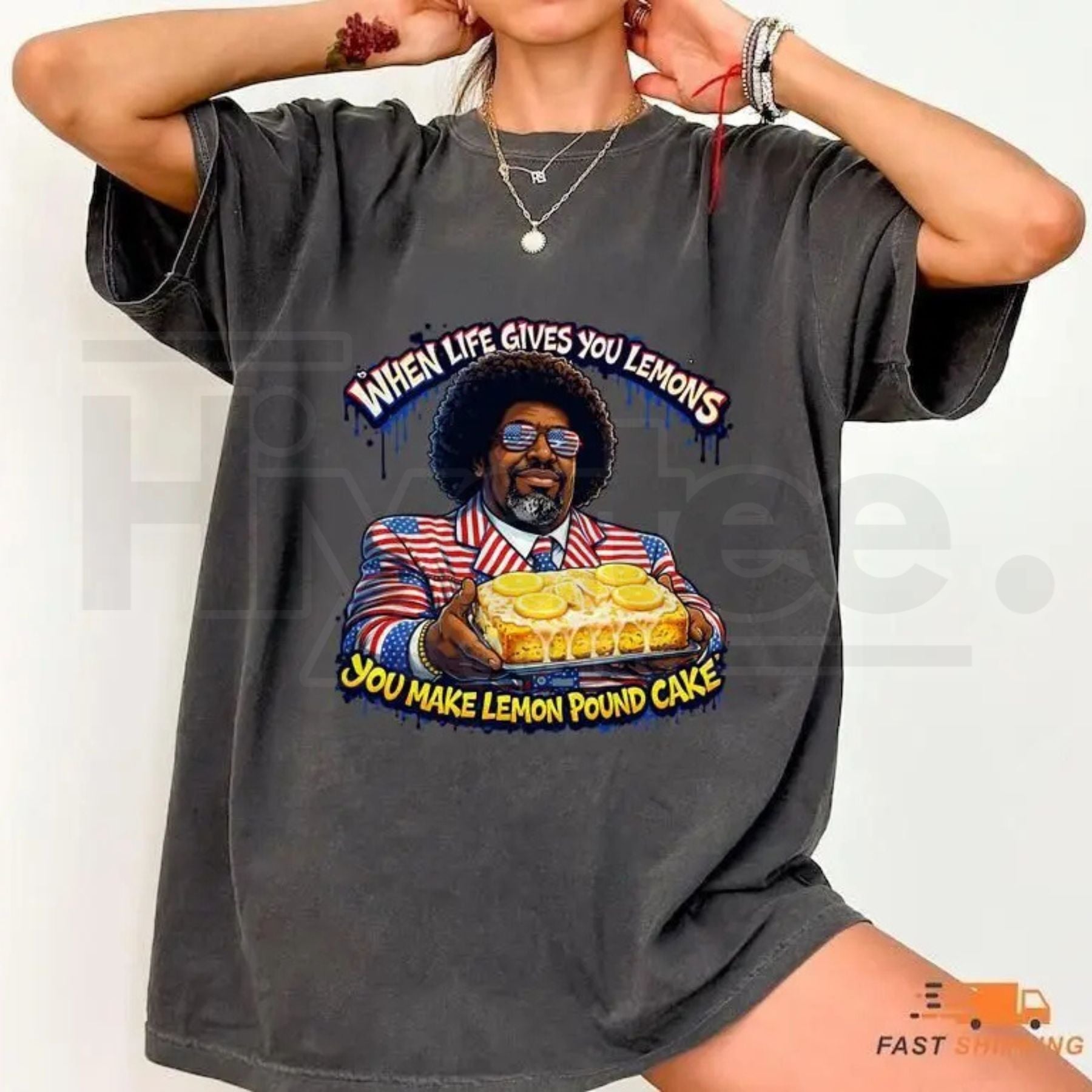"Afroman Case Closed" Lemon Pound Cake – Official Viral Meme Graphic Top
