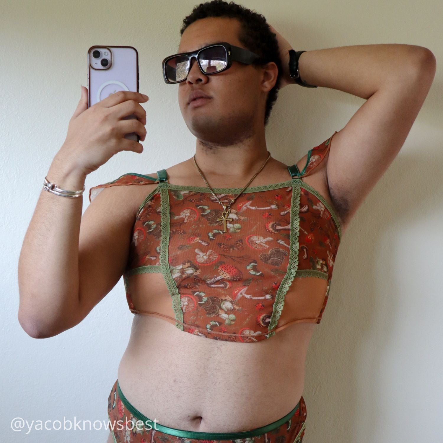 Mushroom Fairy Printed Corset