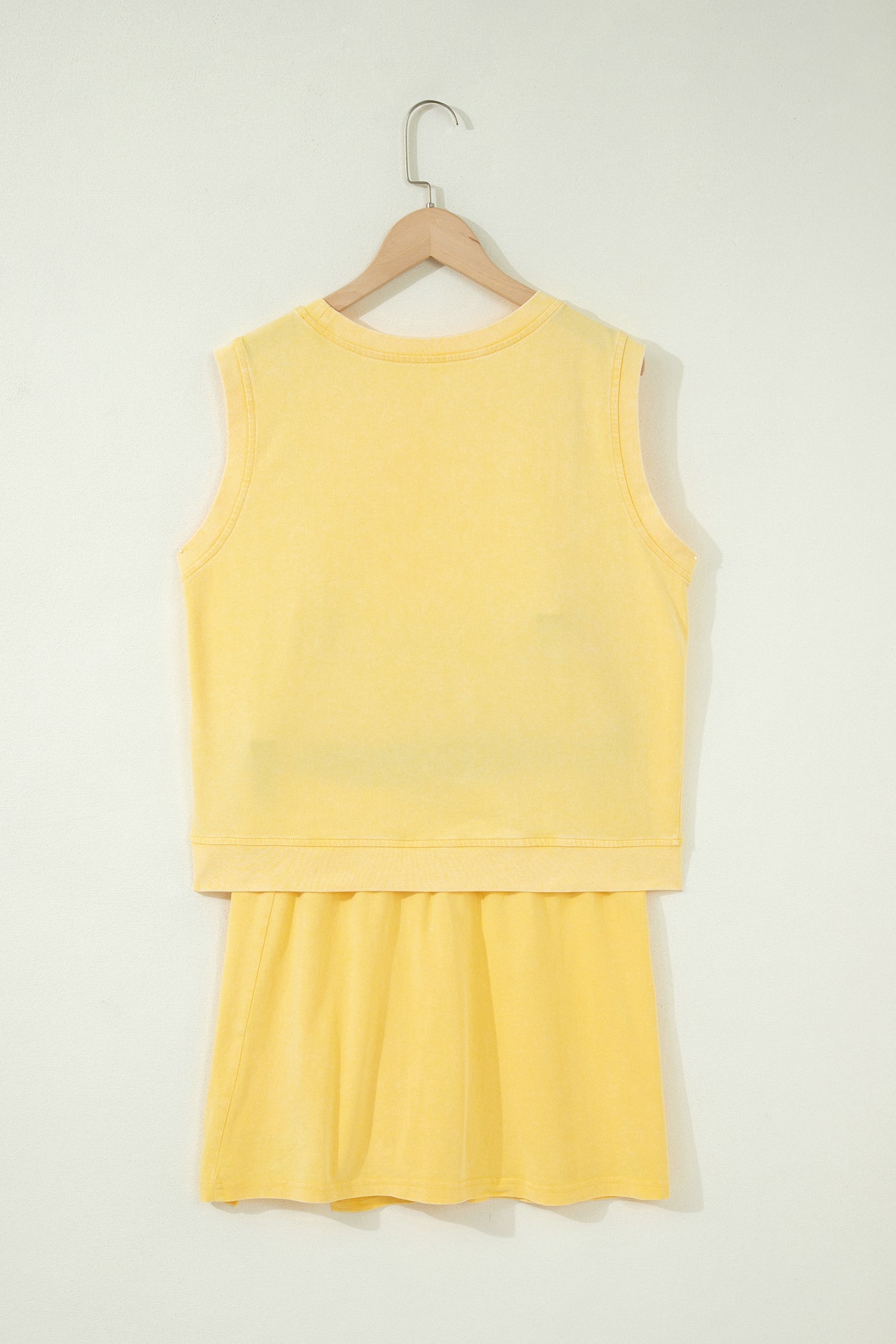 Mineral Wash Tank Top & Lined Skort Set