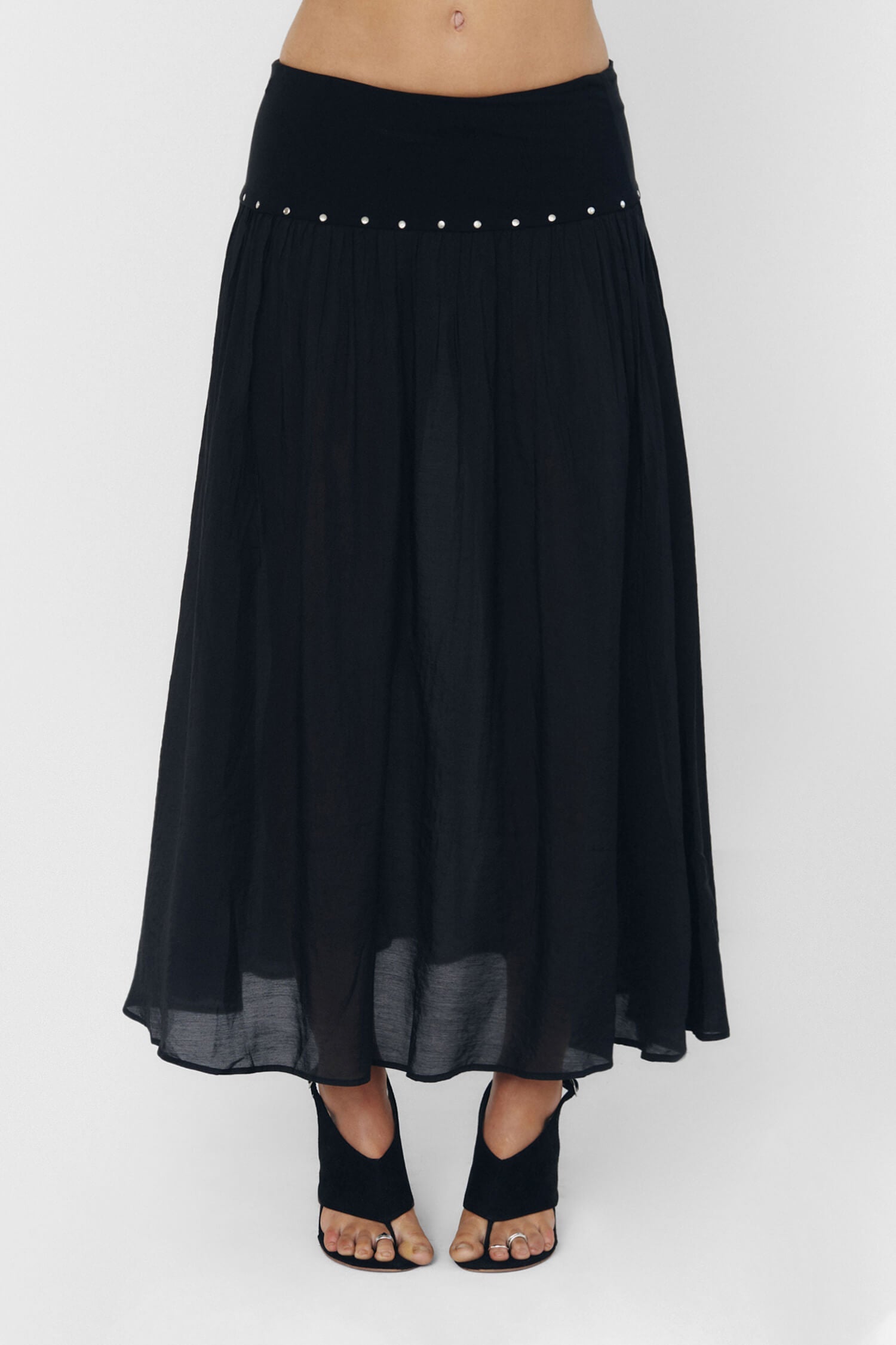 YUAN SKIRT IN BLACK
