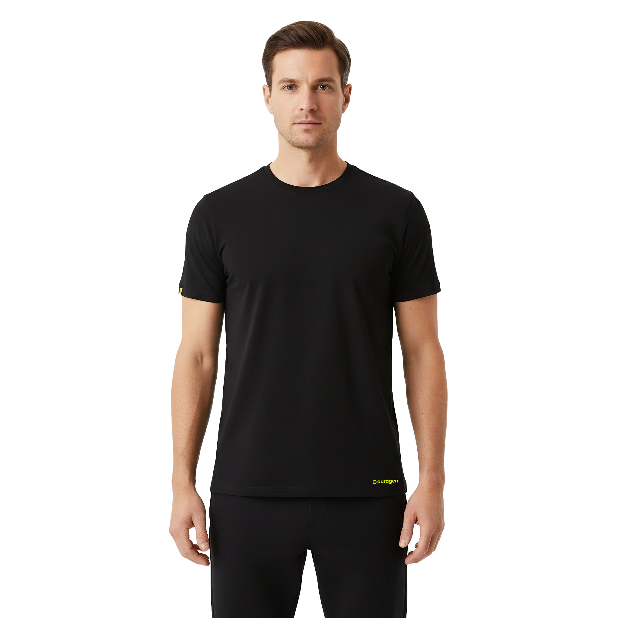 Elijah Black Short Sleeve Crew