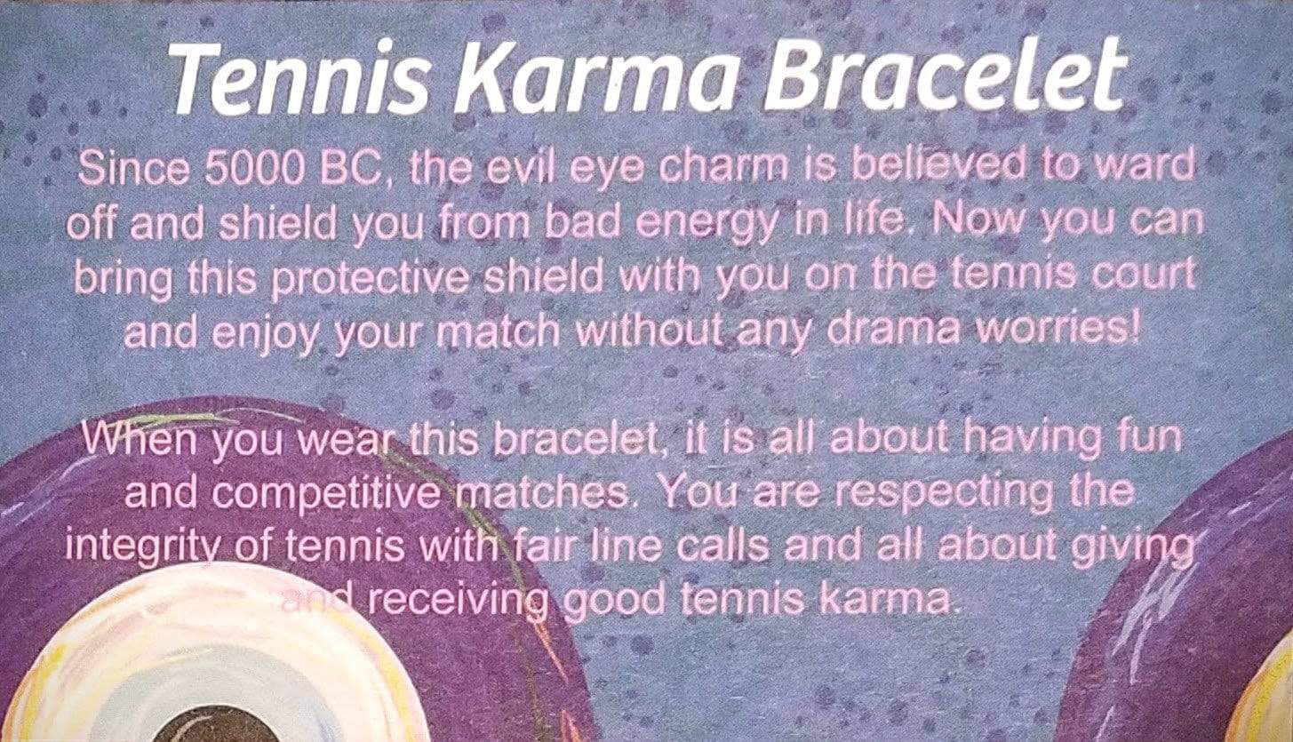 Tennis Karma Bracelet