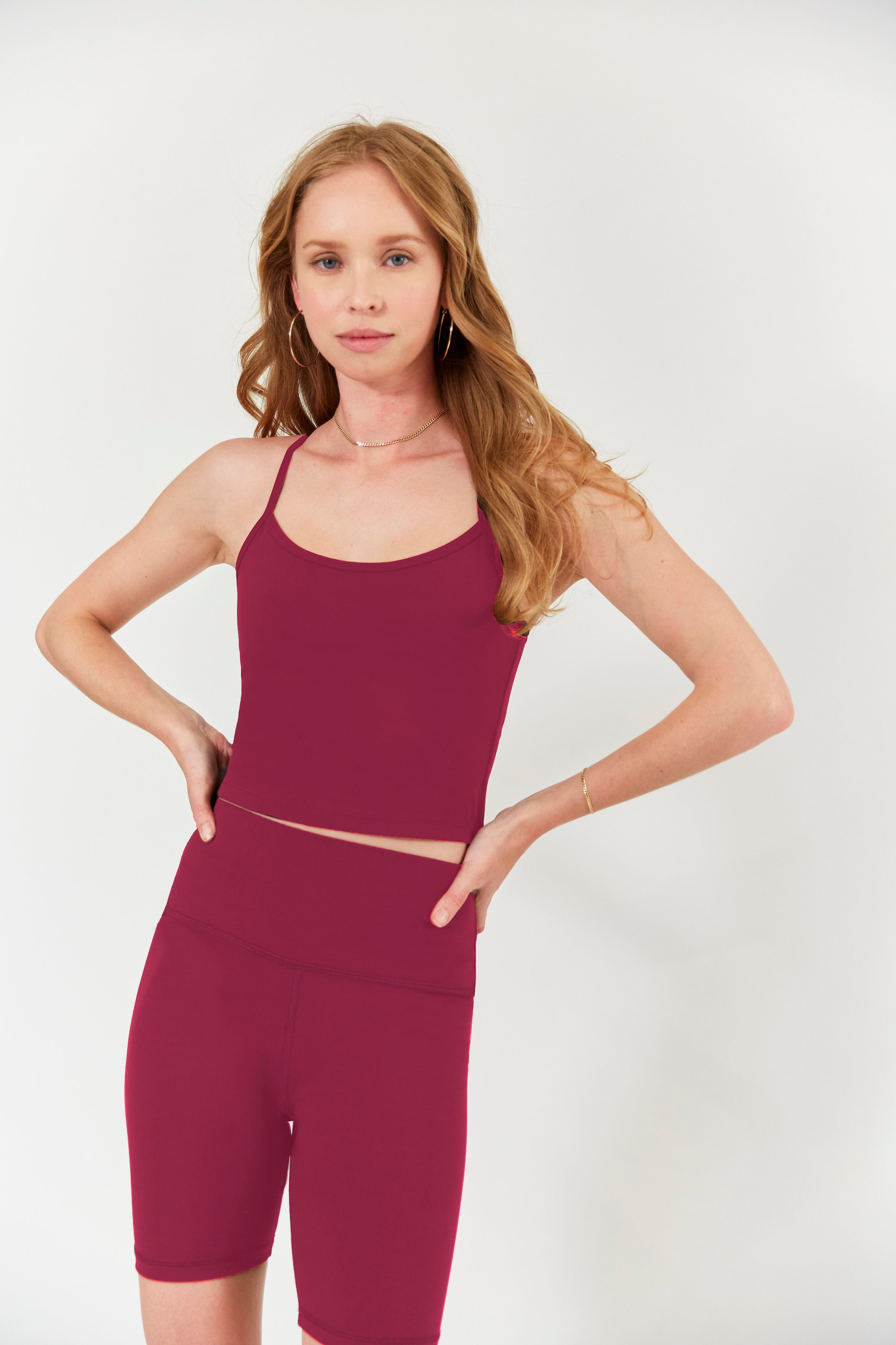 Lea Organic Cotton Cropped Tank