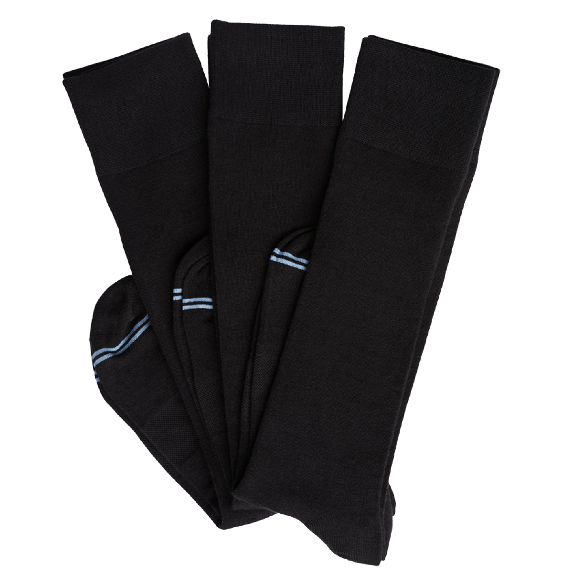 Nyx 3-Pack - Black Dress Socks