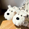Funny Dog Closed Toe Winter Slippers | ZAKAPOP