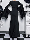 Trendy Slim Fit Batwing Sleeve Dress | ZAKAPOP