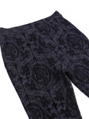 Dark Sexy Slim Fit High-Waisted Lace Flared Pants | ZAKAPOP