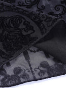 Dark Sexy Slim Fit High-Waisted Lace Flared Pants | ZAKAPOP