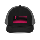 Flag Embroidered Neon Pink (Snapback)