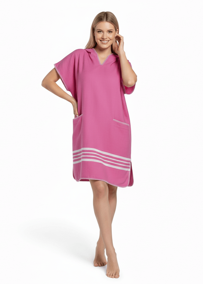 Beach Cover Up, Poncho with Hood