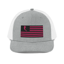 Flag Embroidered Neon Pink (Snapback)