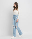 90s Vintage Super High Rise Flare Jeans