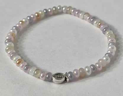Bead Bracelet with Freshwater Shell &amp; Pearl Beads