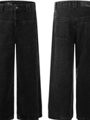 Men's Wide Leg Denim Jeans