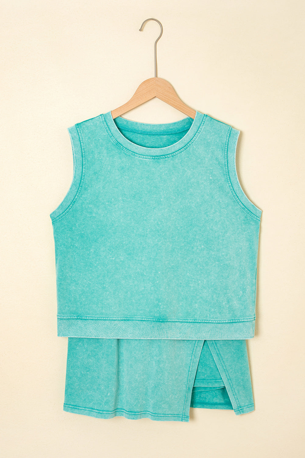 Mineral Wash Tank Top &amp; Lined Skort Set