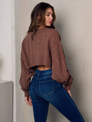 Boho Crop Sweater