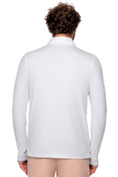 Men's Bal Harbour Long Sleeve Polo with Thumbholes | White