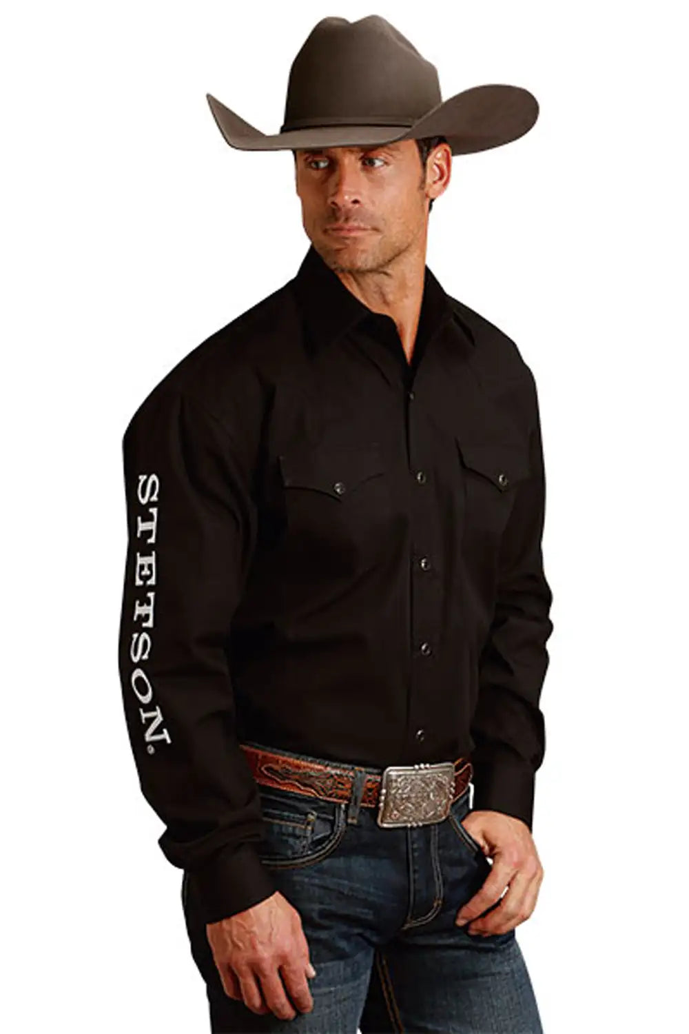 Stetson Logo Wear (Black) - Men&