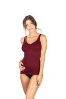 EGi Luxury Wool Silk V-Neck Tank Top. Proudly Made in Italy (1492)
