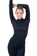 EGi Luxury Wool Silk Turtleneck Long Sleeve Top. Proudly Made in Italy (1494)