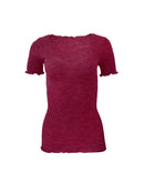 EGi Luxury Wool Silk Women's T-Shirt. Proudly Made in Italy (1495)