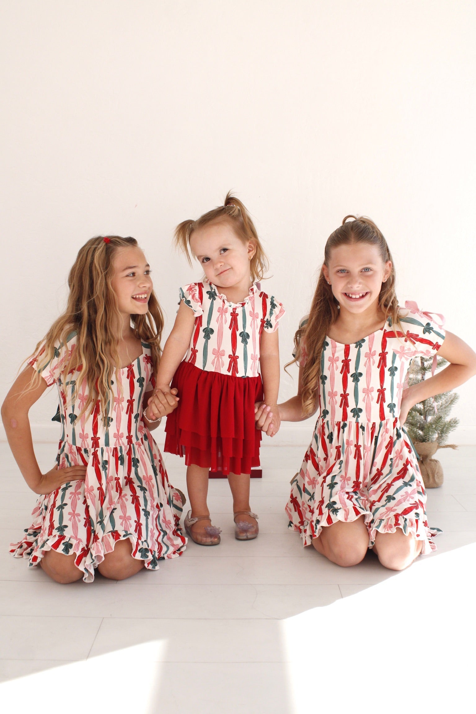 Merry & Twirly Collection- Holiday Ribbon Dress