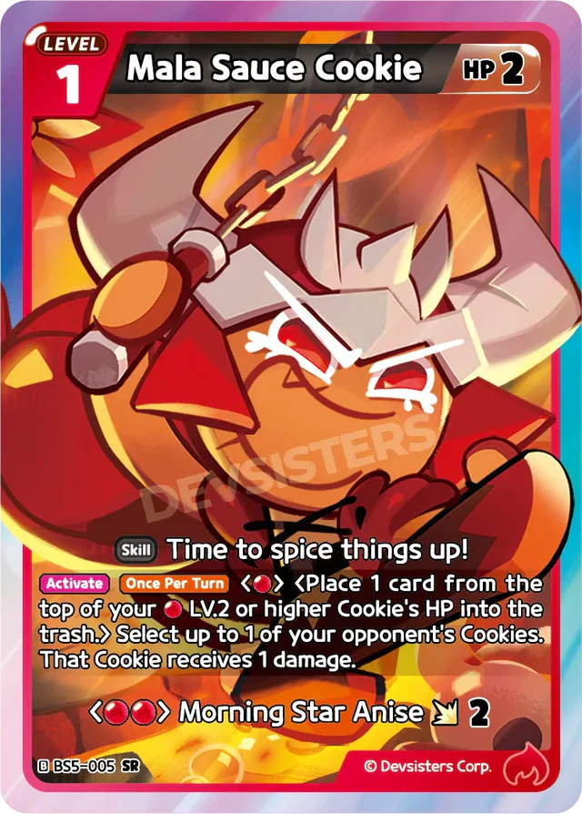 Mala Sauce Cookie BS5-005 SR | Super Rare Card