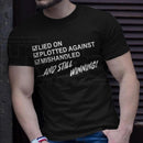 "Lied On, Plotted Against, Still Winning" Unisex T-Shirt – Resilience Graphic Tee