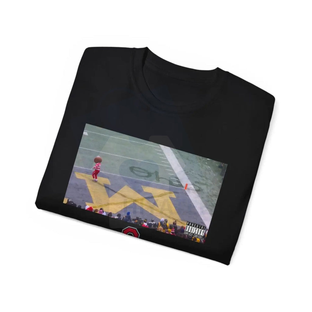 Buckeye Ohio Snow T-Shirt – Football Game Day Gift for Fan, Winter Gameday Tee, Ohio Pride Top