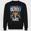 Bunny Bowl Super Bowl Sweatshirt: Retro Game Day Football Bunny Crewneck