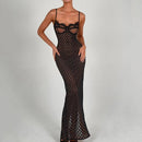Lauren's Lace Slit Dress