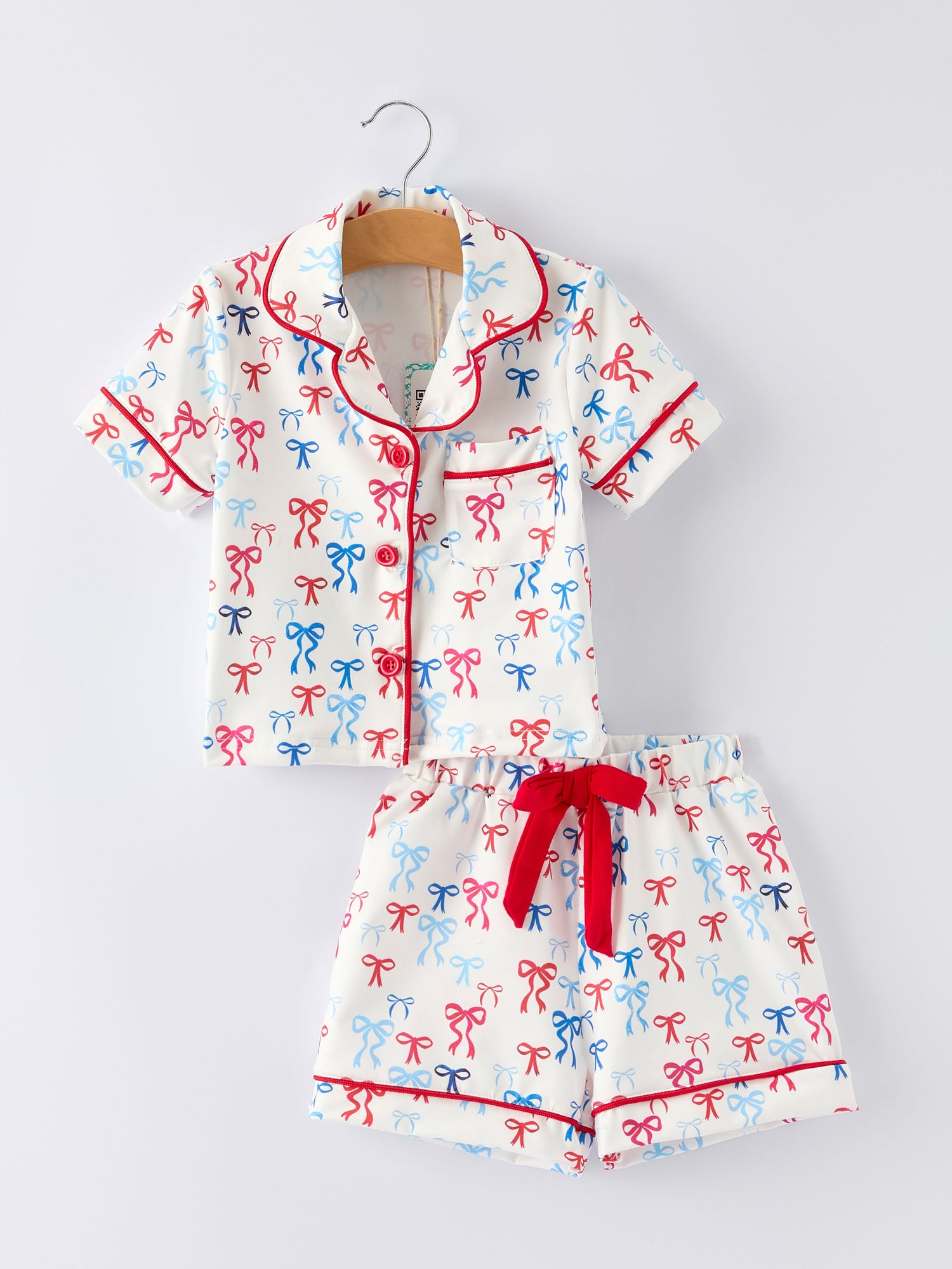Mommy &amp; Me 4th of july Print Pajama Set