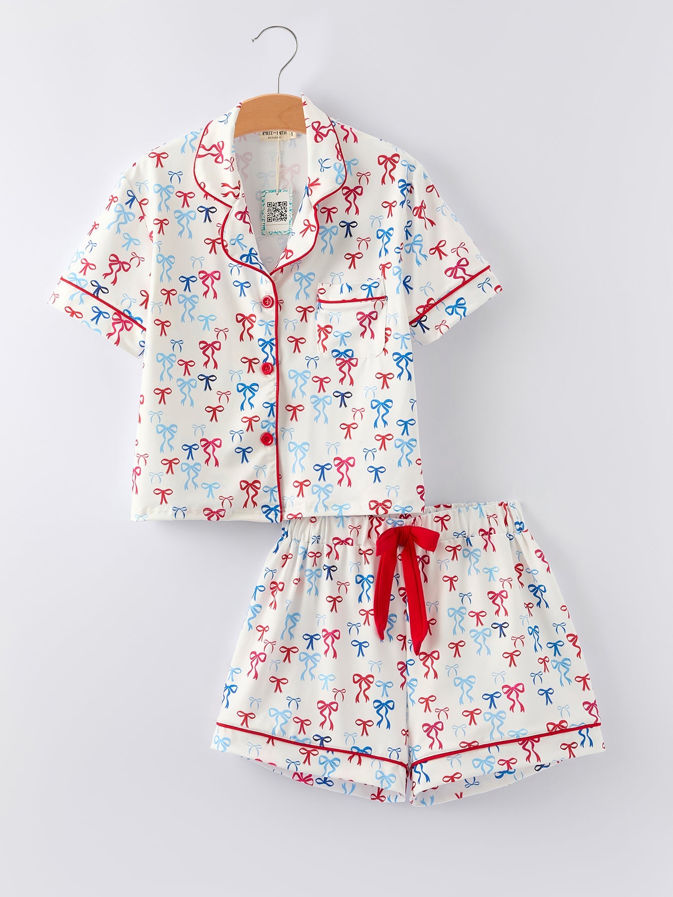Mommy &amp; Me 4th of july Print Pajama Set