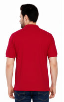Men's Short Sleeve Polo Shirt — Pique Knit Cotton Blend with Chest Pocket