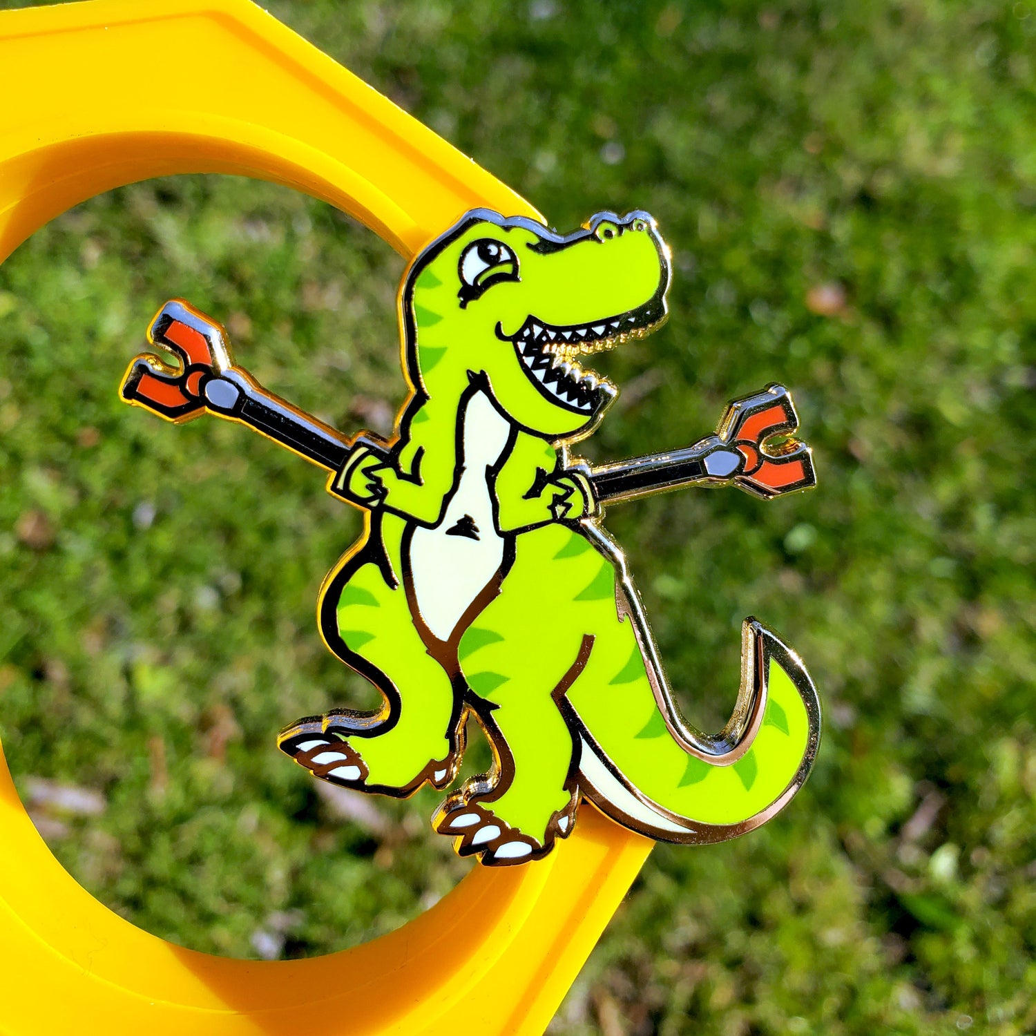 Unstoppable T-Rex Pin