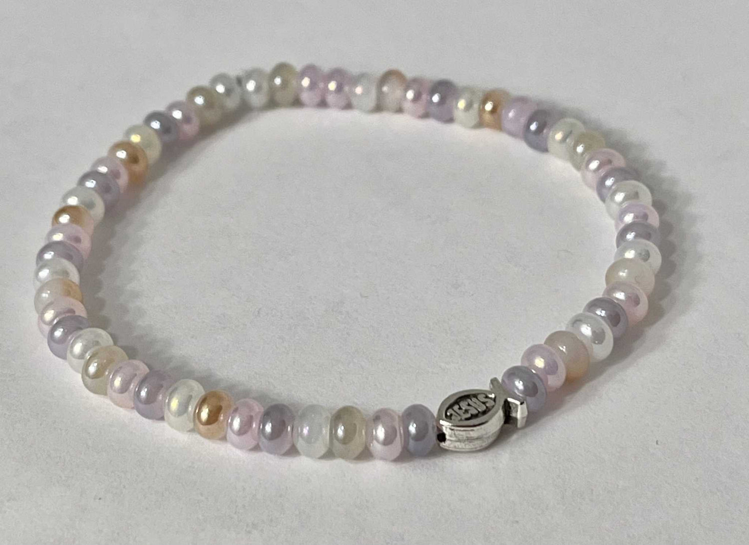 Bead Bracelet with Freshwater Shell &amp; Pearl Beads