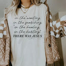 Boho Christian "There Was Jesus" T-Shirt – Trendy Motivational Faith Outfit