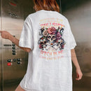 "The Good Girl In Me Got Tired" Lady's Skull T-Shirt – Edgy Sarcastic Women's Tee