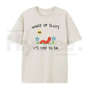 "Wake Up Slts" – Funny Animal Meme Unhinged Graphic Top