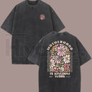 Motherhood Vintage Washed T-Shirt – 230G Heavy Cotton Double-Sided Graphic Tee