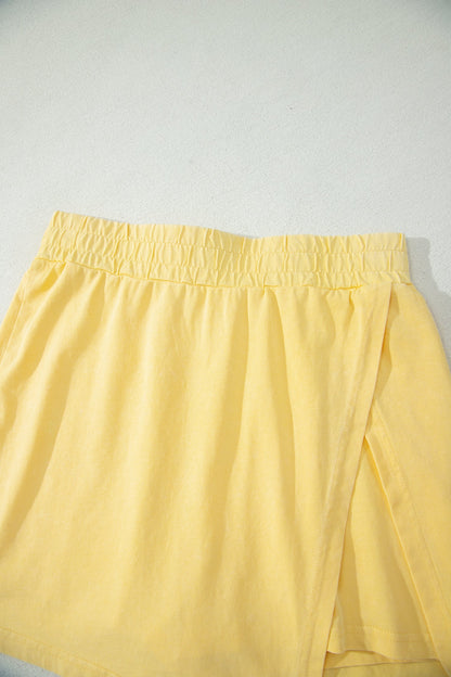 Mineral Wash Tank Top &amp; Lined Skort Set
