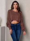 Boho Crop Sweater
