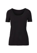 EGI Luxury Cotton Underwear Invisible Seamless Clean-Cut Scoop Neck T-Shirt. Made in Italy (3103)