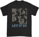 The Beatles T-shirt - Let It Be Photo Shirt -Harrison, Lennon, McCartney, Ringo - New