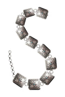 Western Metal Concho Chain Belt