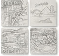Scenes of Memphis Drink Coasters