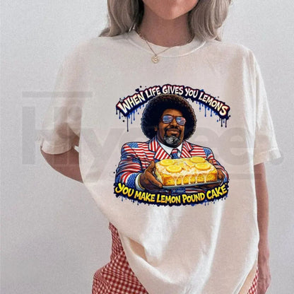 "Afroman Case Closed" Lemon Pound Cake – Official Viral Meme Graphic Top