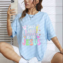 "Silly Rabbit, Easter Is For Jesus" Women's T-Shirt – Faith-Based Easter Church Tee