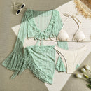 4-Piece Sexy Lace Mesh Bikini Set | ZAKAPOP