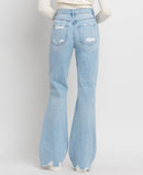90s Vintage Super High Rise Flare Jeans